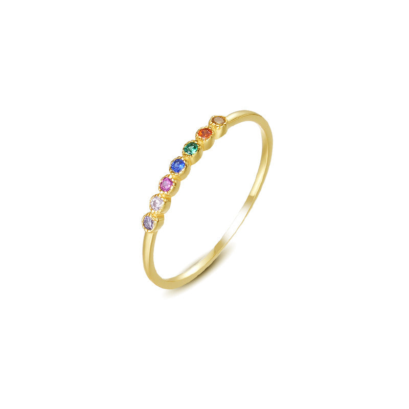 COLORFUL RING ( size 6-7 )