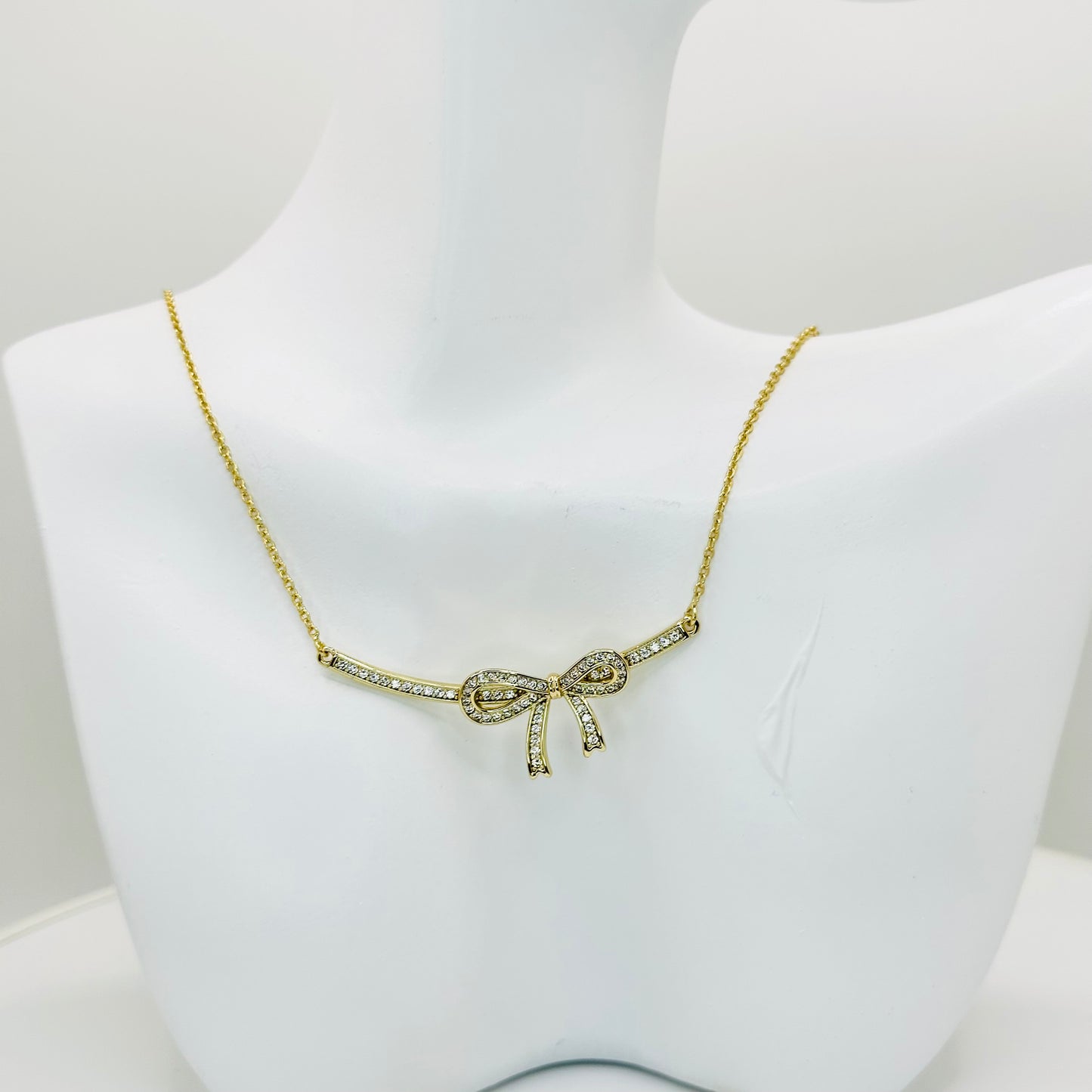 14K G.P Coquette Necklace