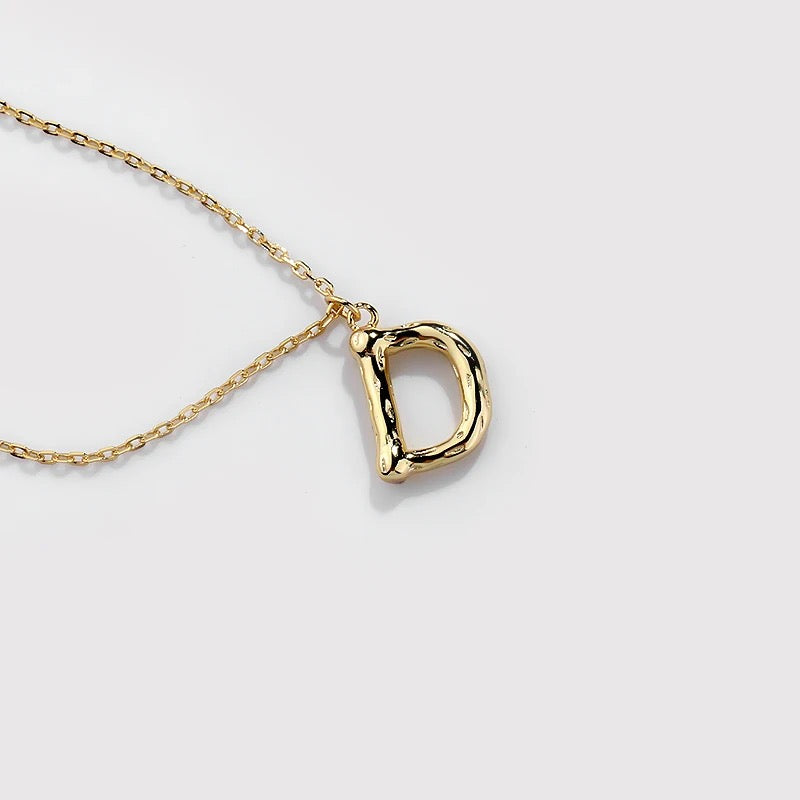 GLOBE LETTER NECKLACE