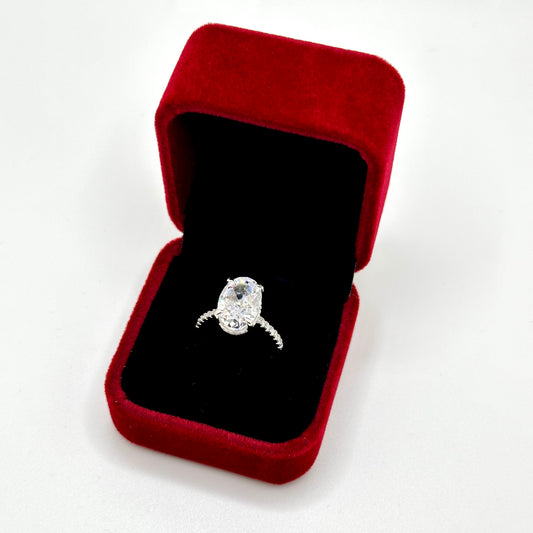 Oval Cut Diamond Ring