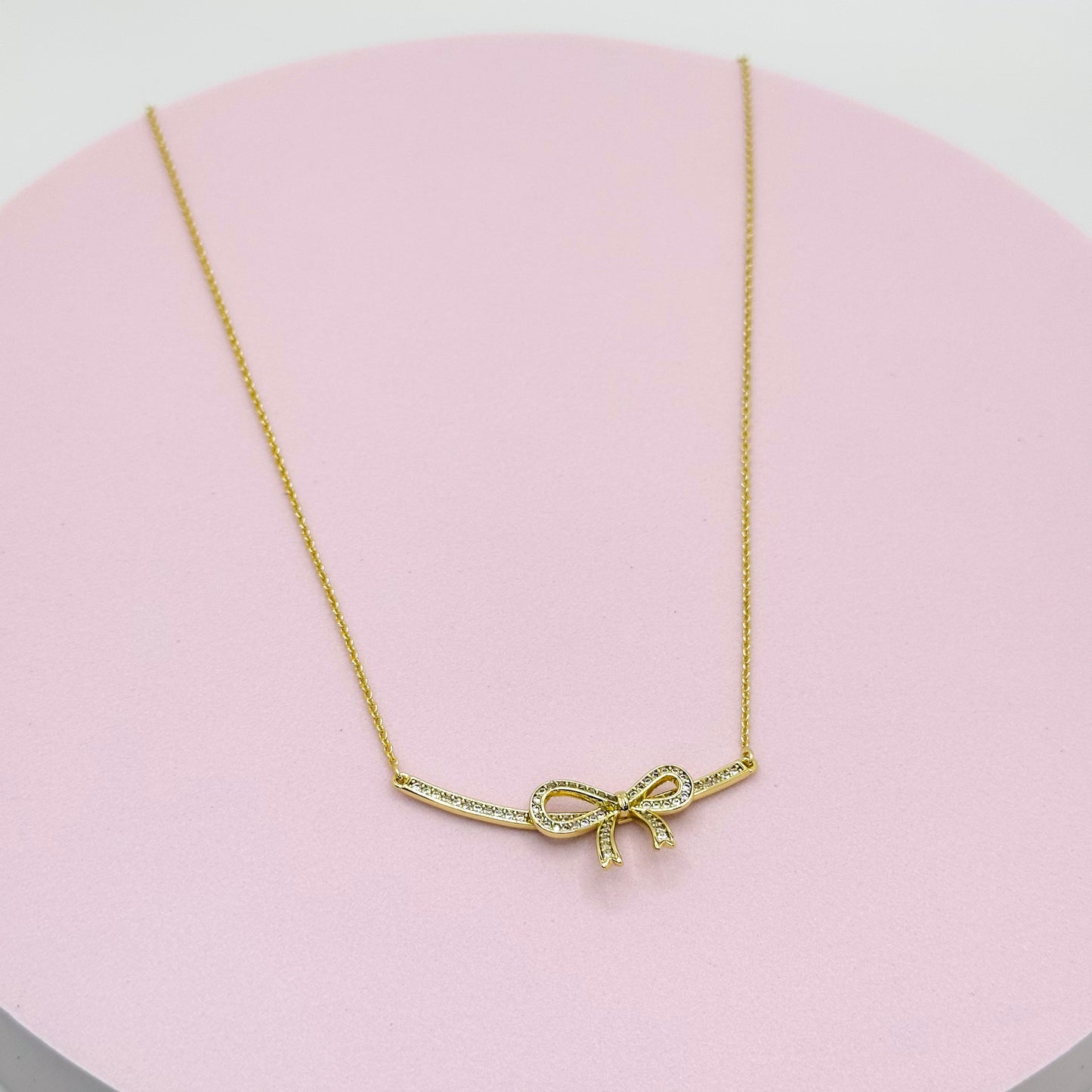 14K G.P Coquette Necklace